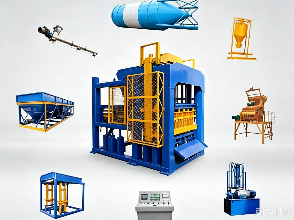 Main Components of QT8-15 Block Production Line