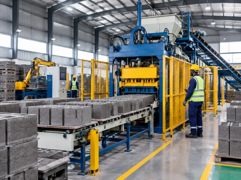 Cement block machine in Nigeria