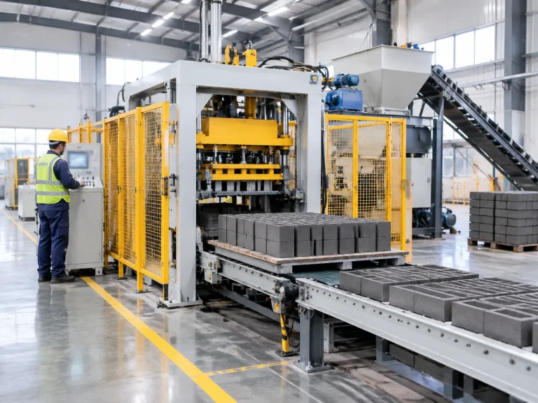 Small cement block making machine