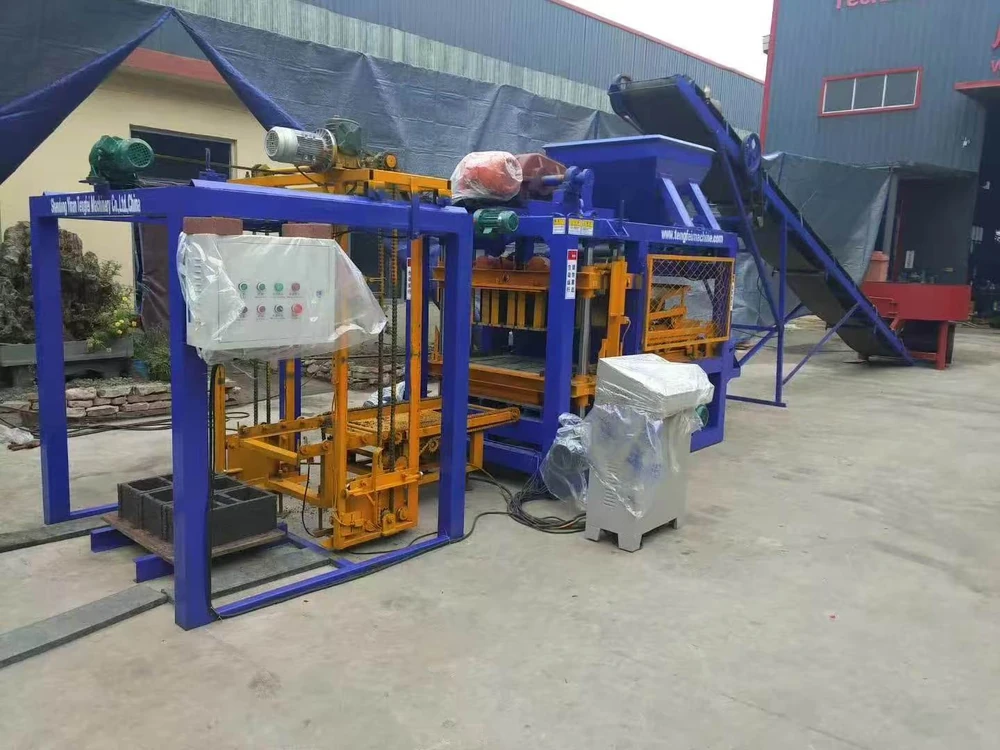 cement block machine conveyor belt feeder